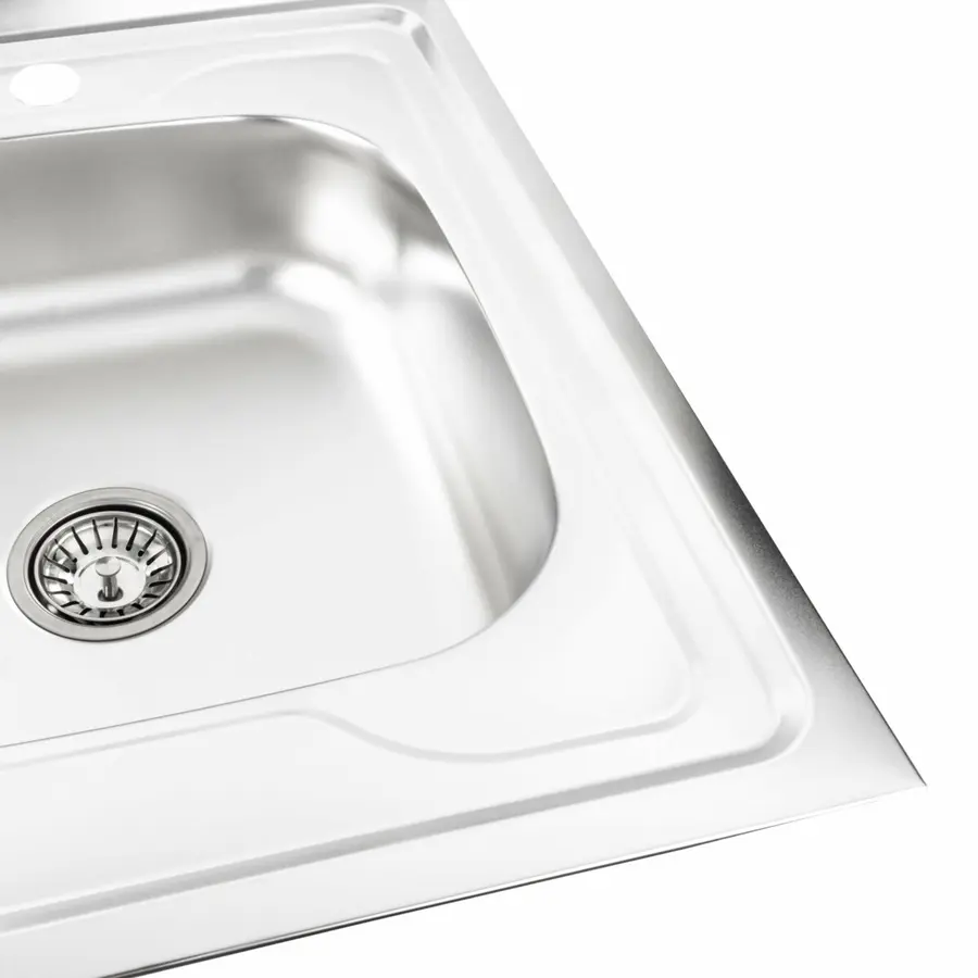 Кухонна мийка з нержавіючої сталі Valeso САТИН 8060 R (0,7/160 мм)