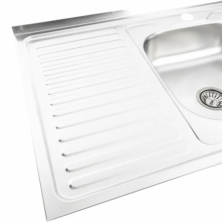 Кухонна мийка з нержавіючої сталі Valeso САТИН 8060 R (0,7/160 мм)