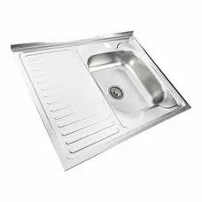 Кухонна мийка з нержавіючої сталі Valeso САТИН 8060 R (0,7/160 мм)