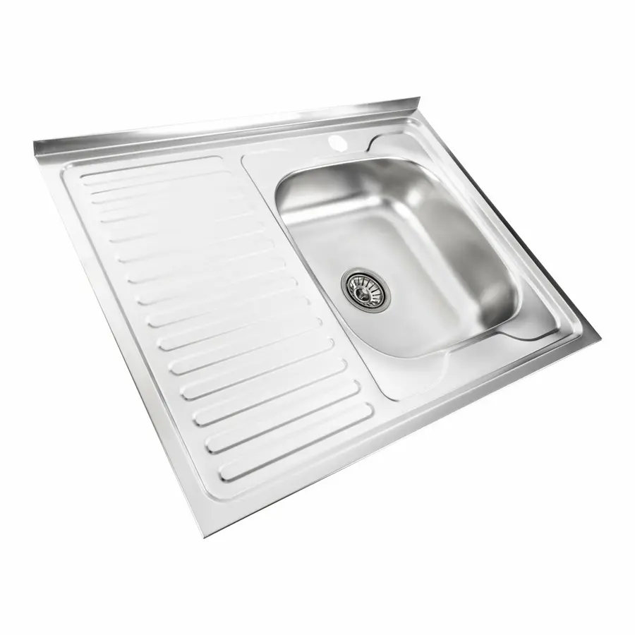 Кухонна мийка з нержавіючої сталі Valeso САТИН 8060 R (0,7/160 мм)