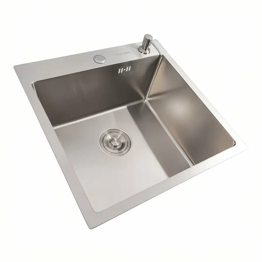 Кухонна мийка 50*50 нержавійка Valeso Handmade (товщина 3,0/1,5)