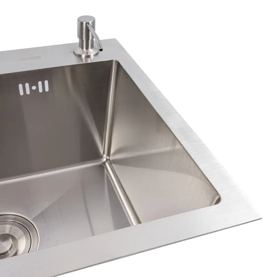 Кухонная мойка 50*40 нержавейка Valeso Handmade (3,0/0,8)