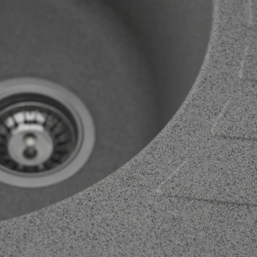 Гранитная мойка для кухни VALESO 6250 SOUL матовая Серая