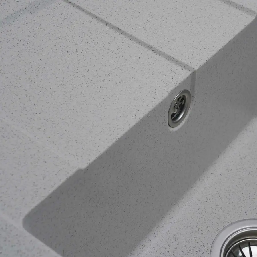 Гранітна мийка для кухні VALESO ARIA 5851 матова Топаз