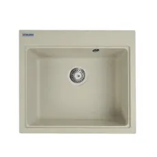 Гранітна мийка для кухні VALESO VESTA 5852 матова Топаз