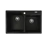 Гранитная мойка для кухни VALESO HARMONY 7850 матовая Черная