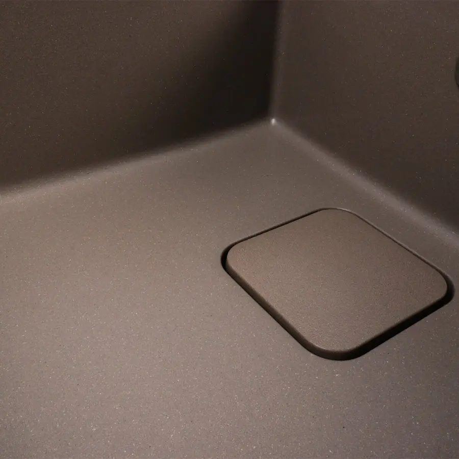 Гранітна мийка для кухні VALESO CUBE 7850 матова Дюна