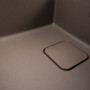 Гранитная мойка для кухни VALESO 7850 CUBE матовая Дюна