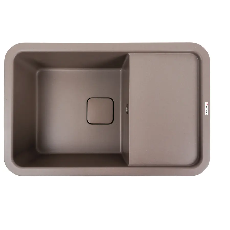 Гранітна мийка для кухні VALESO CUBE 7850 матова Дюна