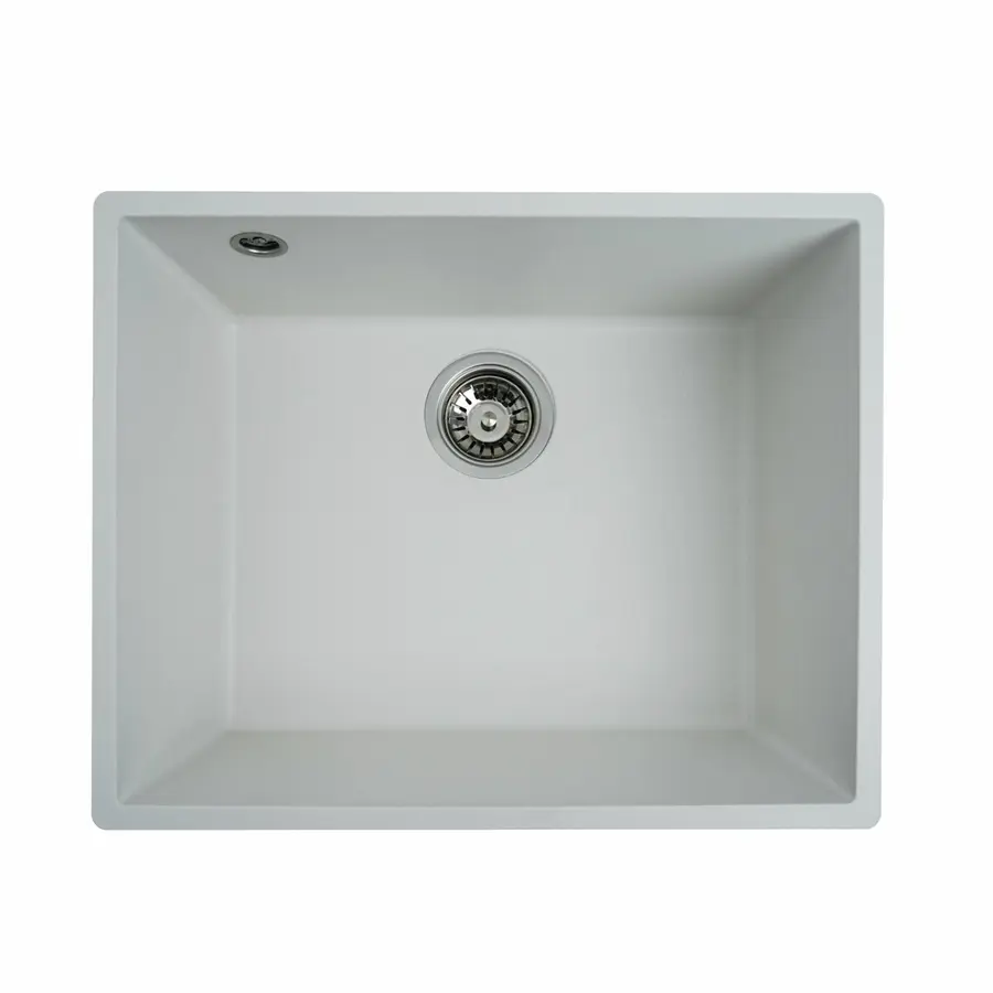 Гранитная мойка для кухни VALESO OASIS 5444 матовая Белоснежная