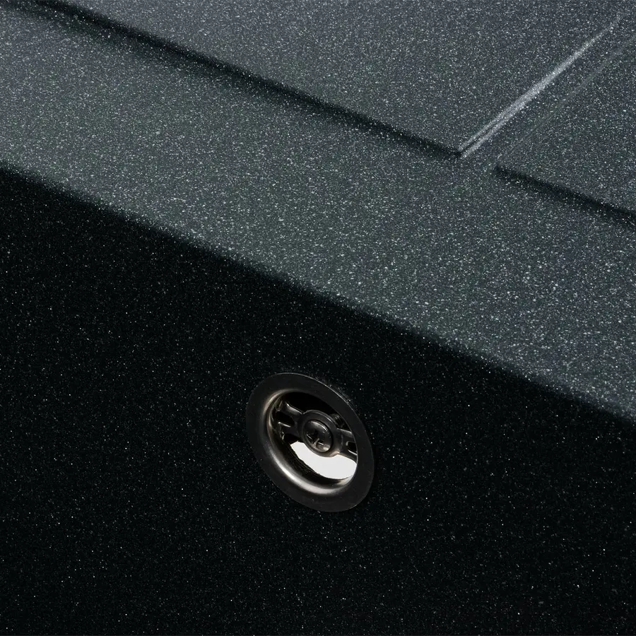 Гранітна мийка для кухні VALESO LOTOS 6550 матова Антрацит