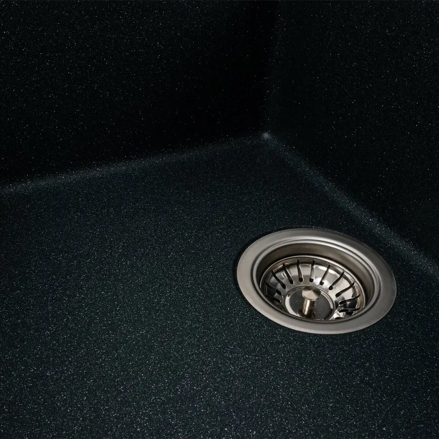 Гранітна мийка для кухні VALESO LOTOS 6550 матова Антрацит