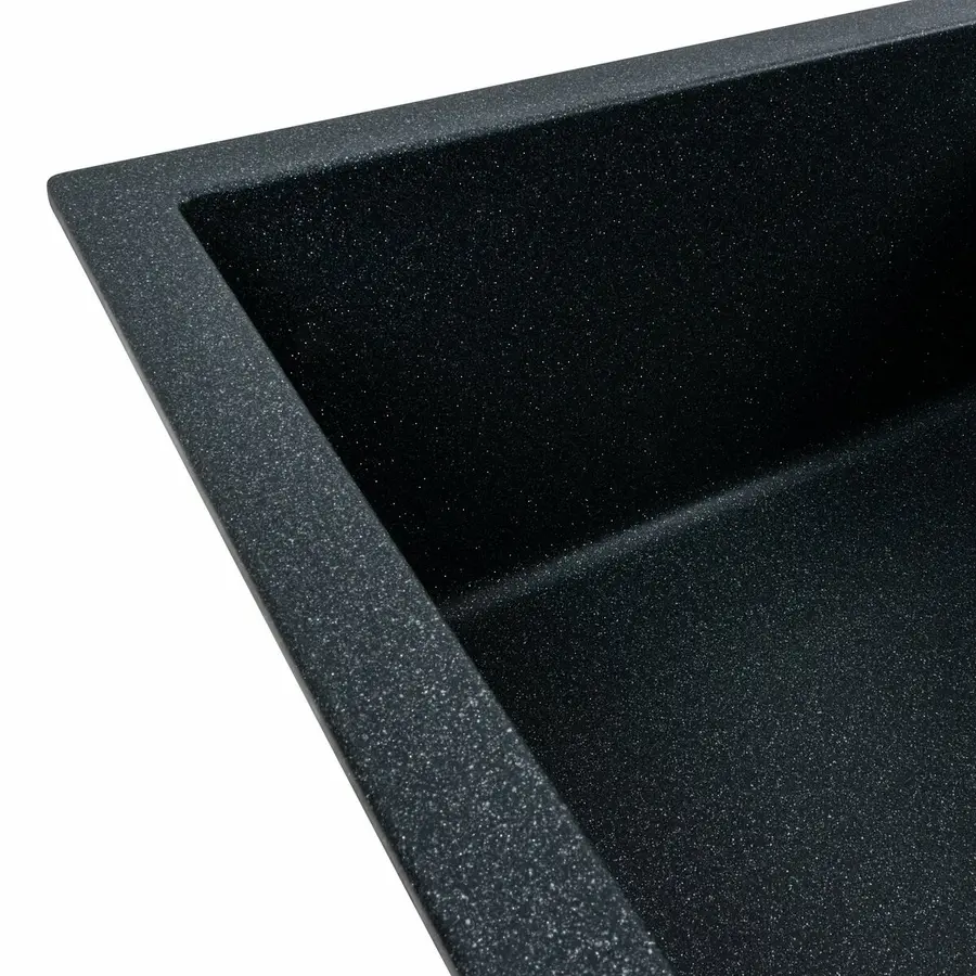 Гранітна мийка для кухні VALESO LOTOS 6550 матова Антрацит