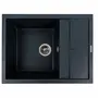 Гранітна мийка для кухні VALESO LOTOS 6550 матова Антрацит