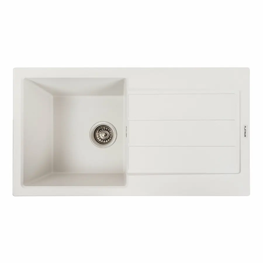 Гранитная мойка для кухни VALESO SOLID 7843 матовая Белоснежная