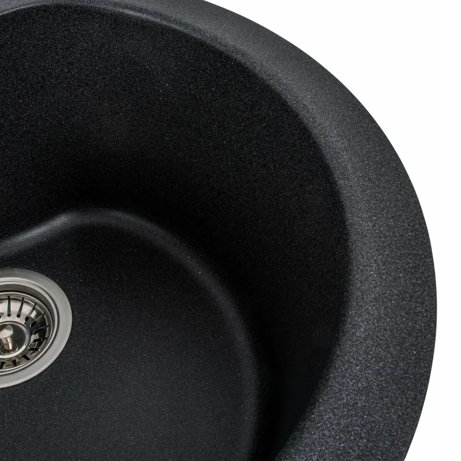 Гранітна мийка для кухні VALESO TURAS 480 матова Карбон