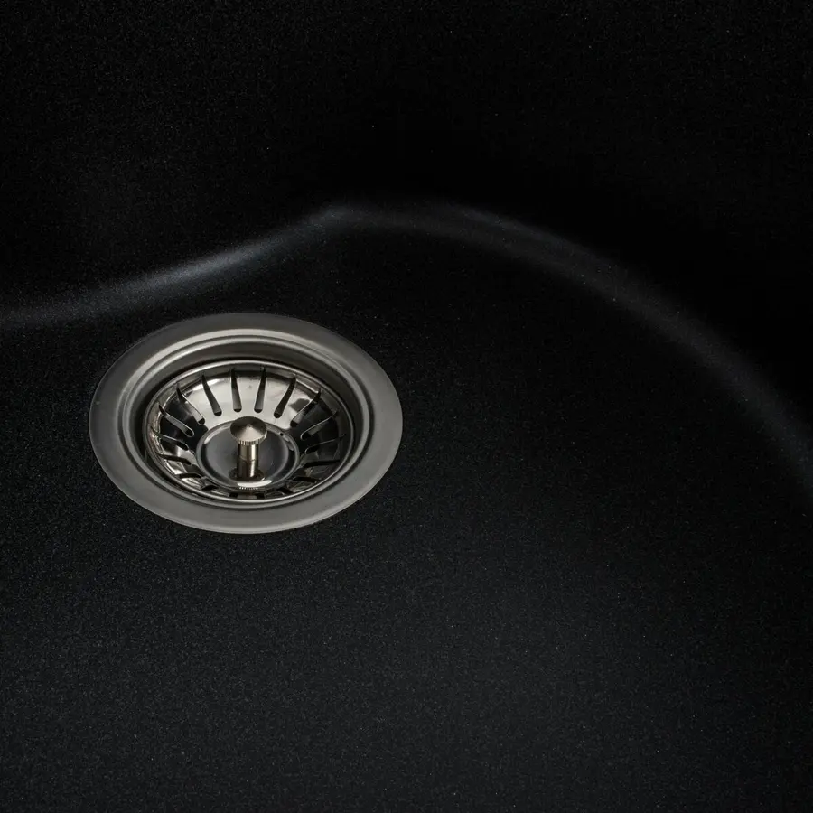 Гранітна мийка для кухні VALESO TURAS 480 матова Карбон