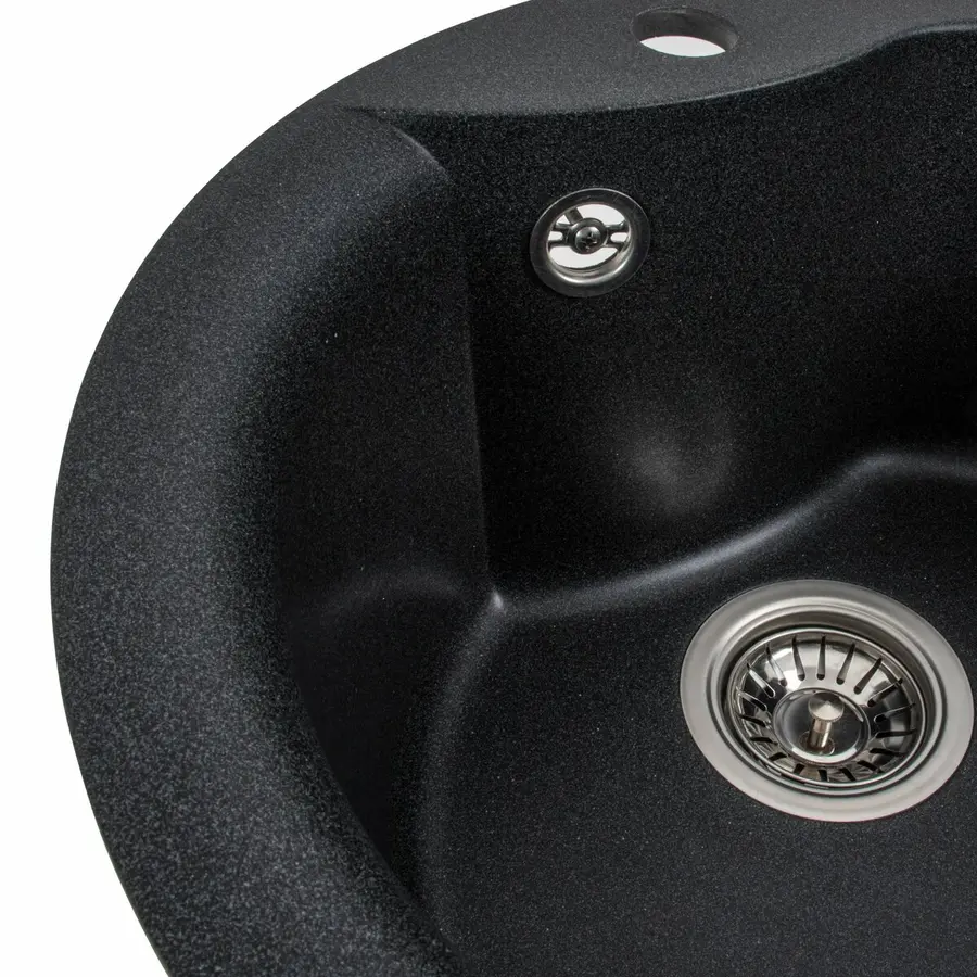 Гранітна мийка для кухні VALESO TURAS 480 матова Карбон