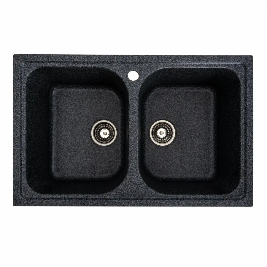 Гранитная мойка для кухни VALESO EQUATORIA 7950 матовая Графит