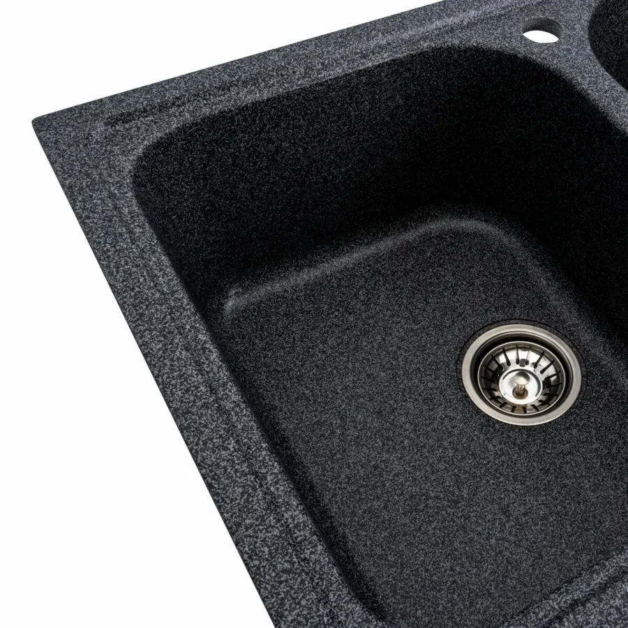 Гранитная мойка для кухни VALESO EQUATORIA 7950 матовая Графит