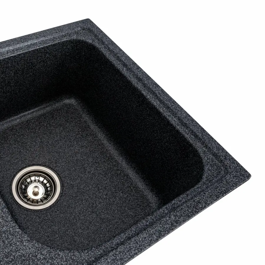 Гранитная мойка для кухни VALESO EQUATORIA 7950 матовая Графит