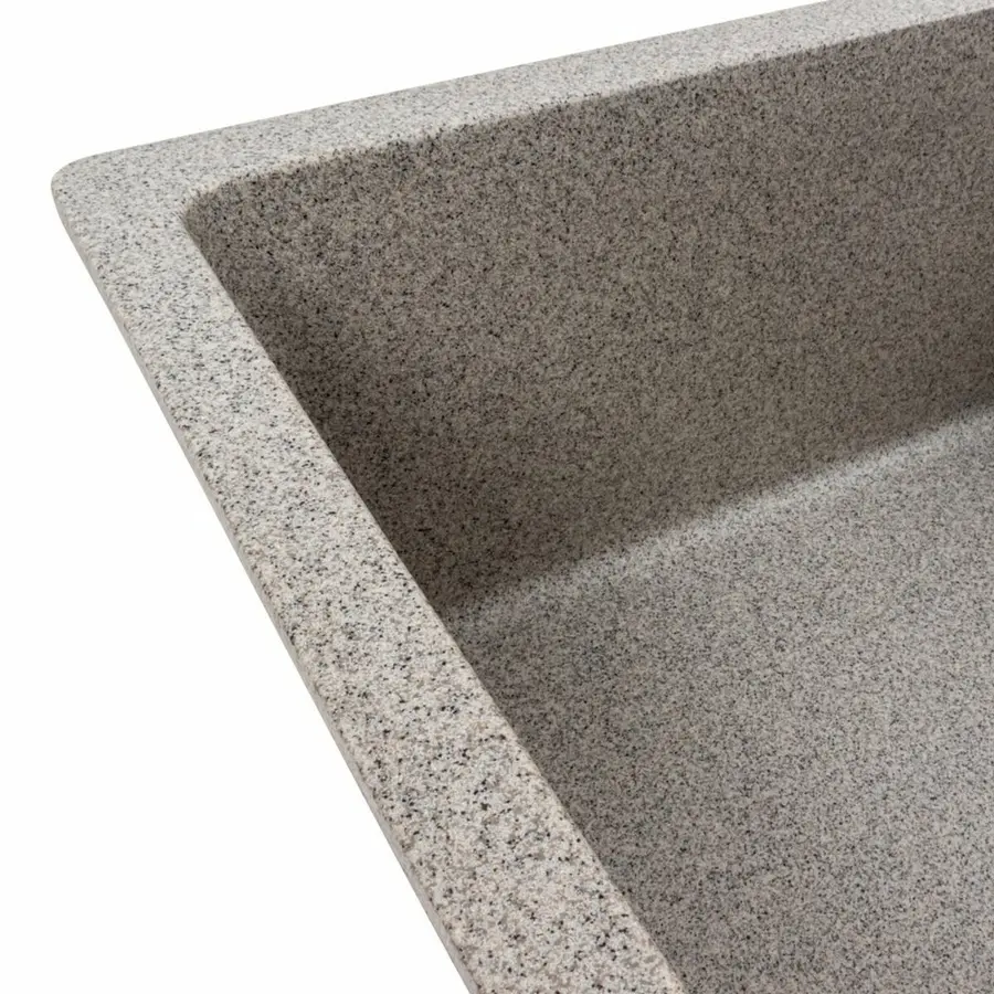 Гранитная мойка для кухни VALESO ROMA 7850 матовая Серая