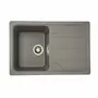 Гранитная мойка для кухни VALESO VERONA 7850 матовая Серый муссон