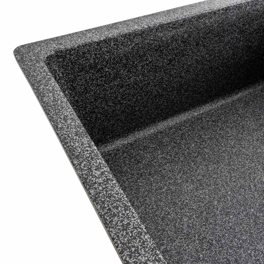 Гранітна мийка для кухні VALESO ROMA 7850 матова Графіт