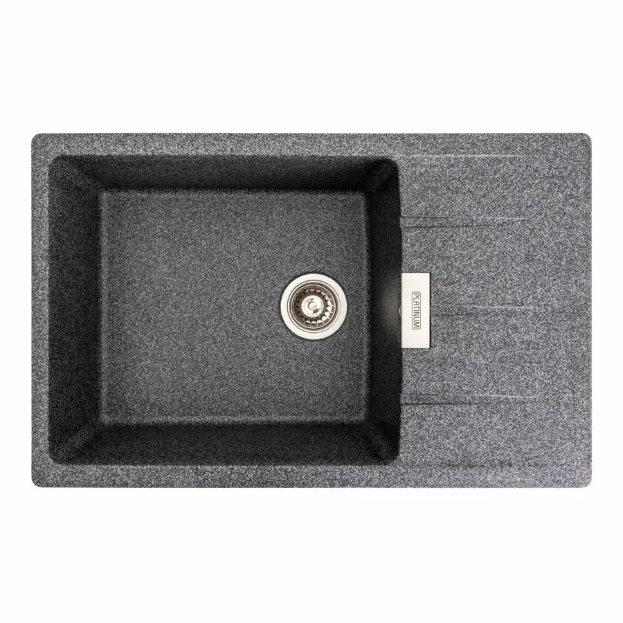 Гранітна мийка для кухні VALESO ROMA 7850 матова Графіт