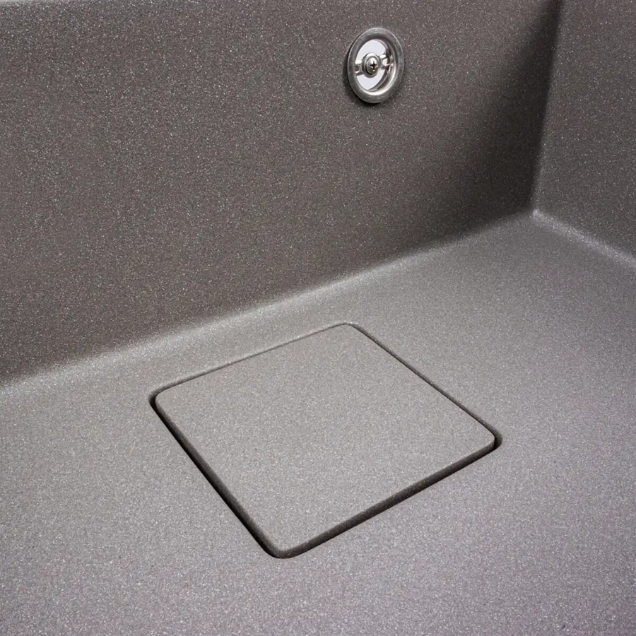 Гранітна мийка VALESO SHERLIT 6050 матова Сірий мусон