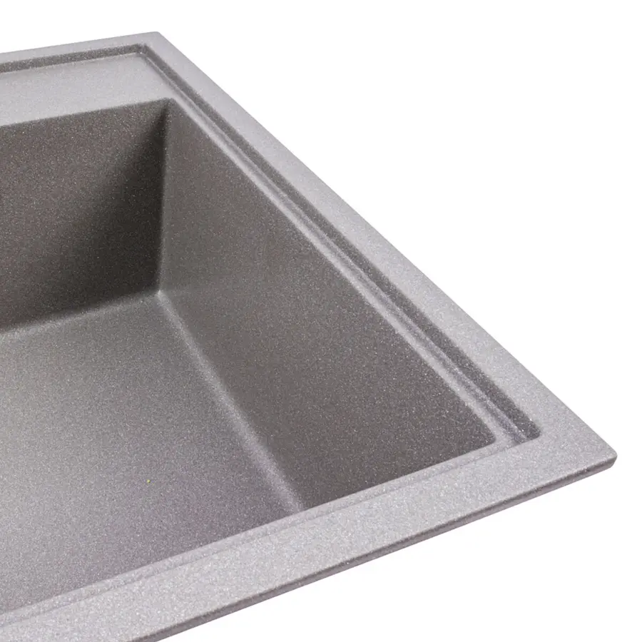 Гранітна мийка VALESO SHERLIT 6050 матова Сірий мусон