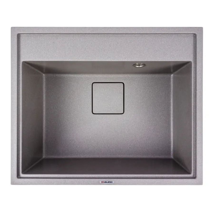 Гранітна мийка VALESO SHERLIT 6050 матова Сірий мусон
