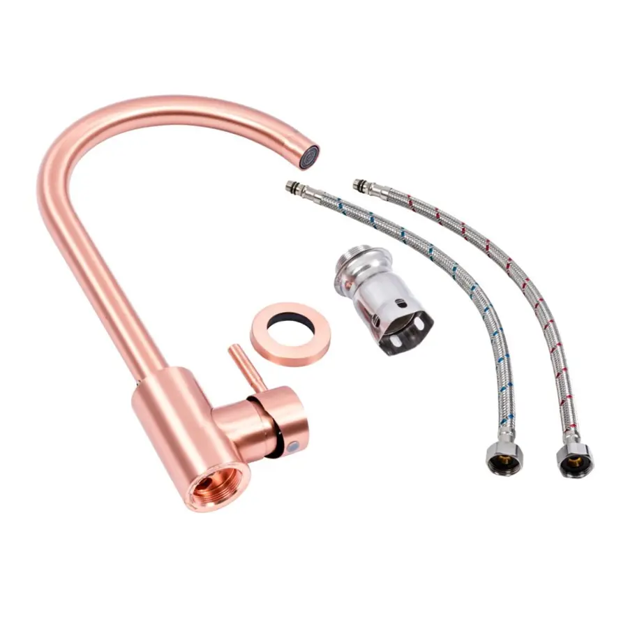 Кухонний змішувач VALESO JW449 PVD мідний