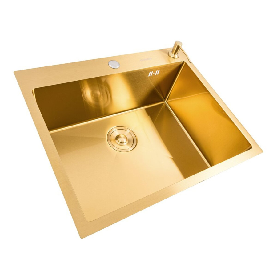 Мойка PVD Gold DECOR Valeso Handmade 60*50