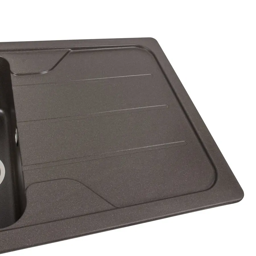 Гранитная мойка для кухни VALESO VERONA 7850 матовая Темная Скала