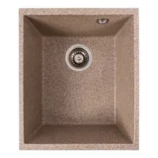 Гранитная мойка для кухни VALESO ROXY 3744 матовая Карамель