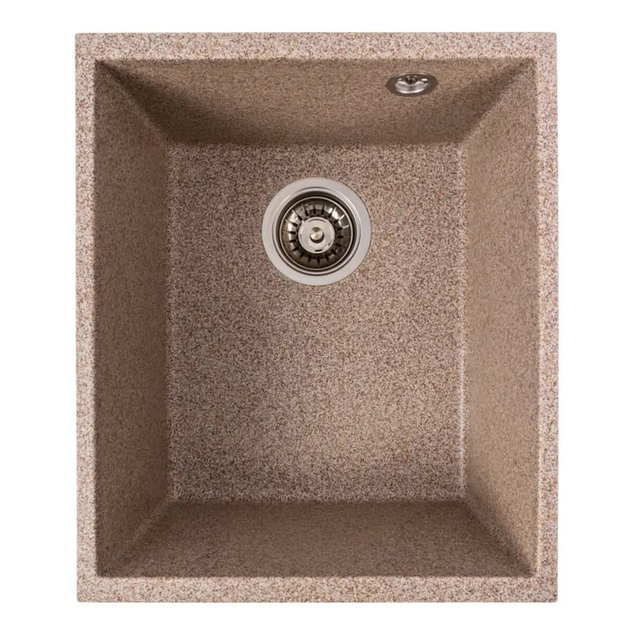 Гранитная мойка для кухни VALESO ROXY 3744 матовая Карамель