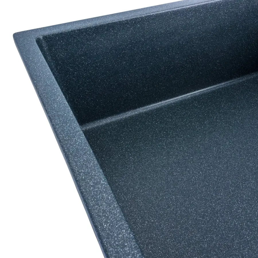 Гранитная мойка для кухни VALESO 8650 DIAMOND матовая (антрацит)