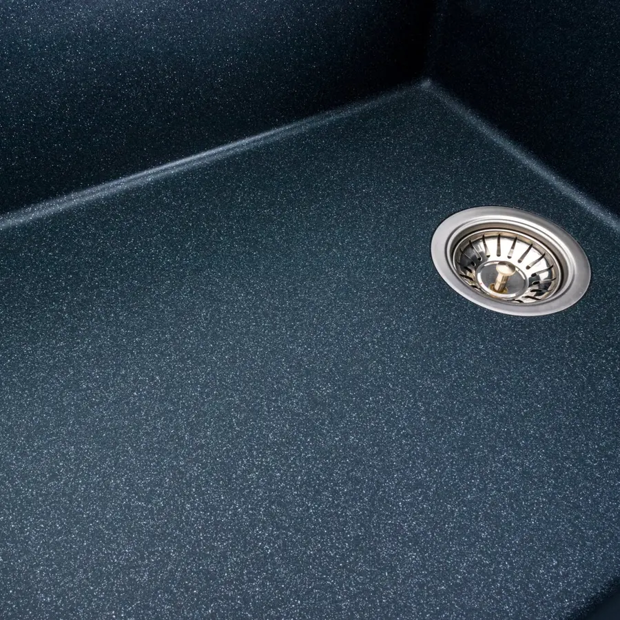 Гранитная мойка для кухни VALESO 8650 DIAMOND матовая (антрацит)