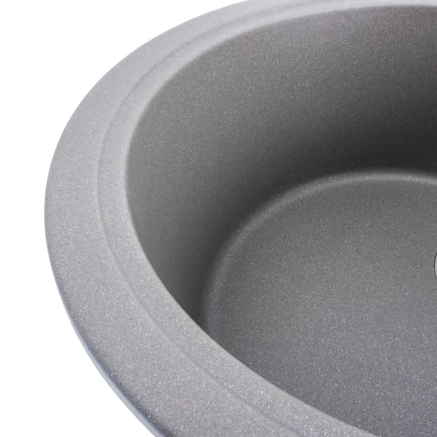 Гранитная мойка для кухни VALESO ONYX 5847 матовая Серый муссон