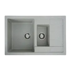 Гранітна мийка для кухні VALESO TOSKANA 7850W матова Сіра