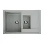 Гранітна мийка для кухні VALESO TOSKANA 7850W матова Сіра