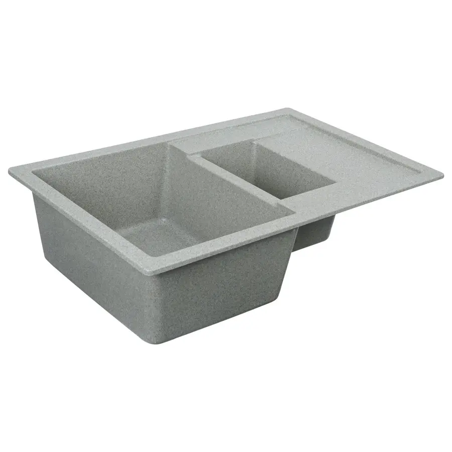 Гранітна мийка для кухні VALESO TOSKANA 7850W матова Сіра