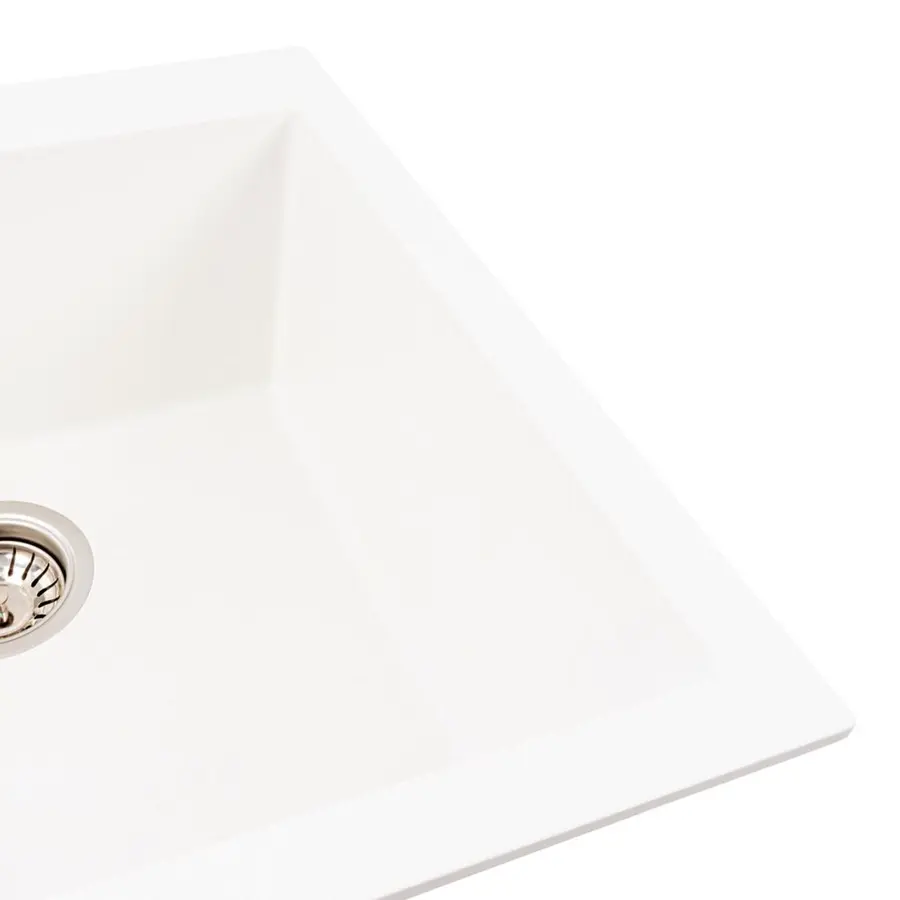 Гранітна мийка VALESO GALAX 5050 матова Білосніжна