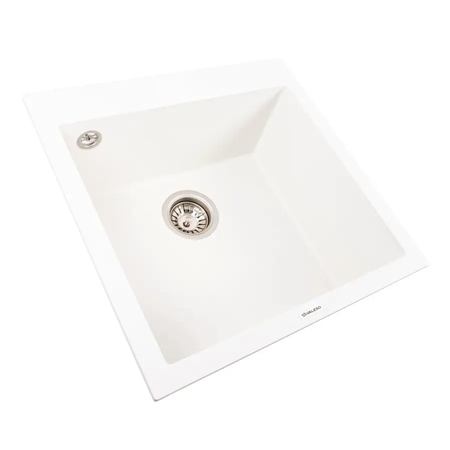 Гранітна мийка VALESO GALAX 5050 матова Білосніжна