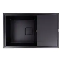 Гранитная мойка для кухни VALESO GALANS 7850 матовая Черная