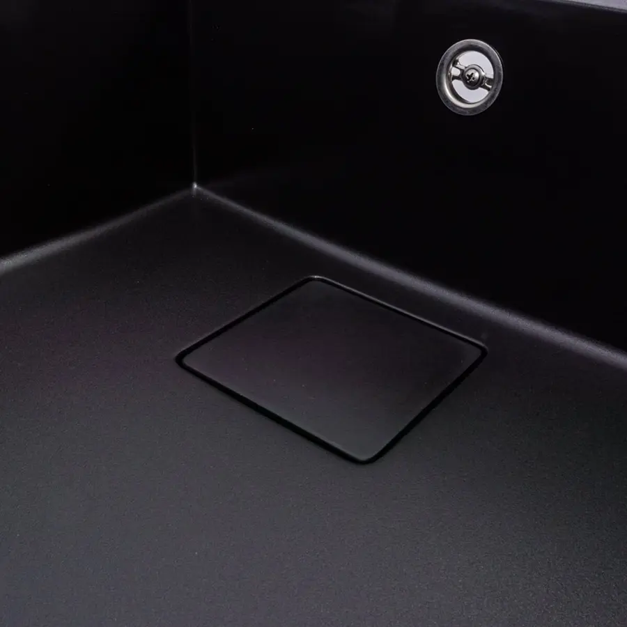 Гранітна мийка VALESO GALANS 7850 матова Чорна