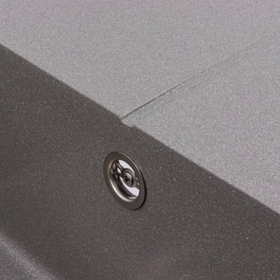 Гранитная мойка для кухни VALESO CALYPSO 7950 Серый Мусон