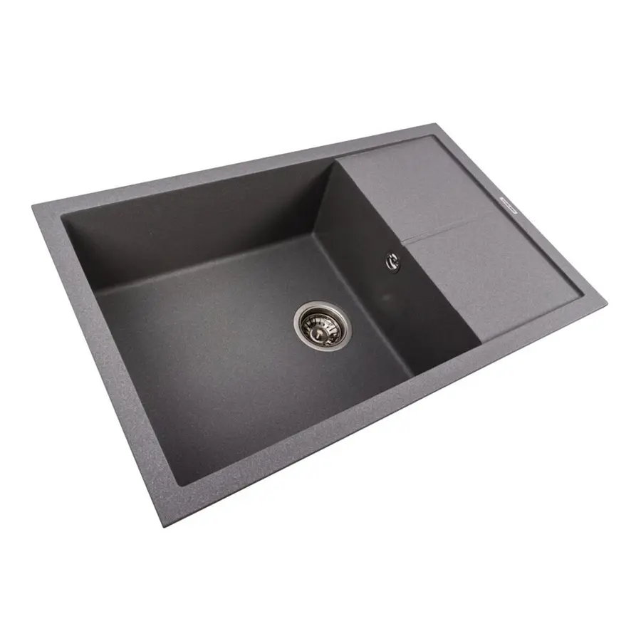 Гранитная мойка для кухни VALESO CALYPSO 7950 Серый Мусон