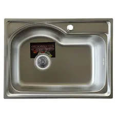 Кухонна мийка з нержавіючої сталі Valeso 5843 ДЕКОР 0,6/170